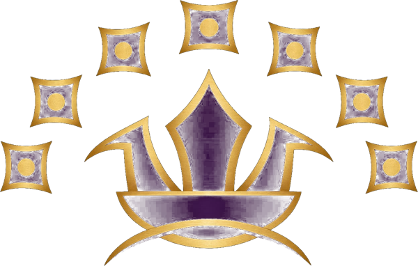 Sernî emblem: a crown with eight squares