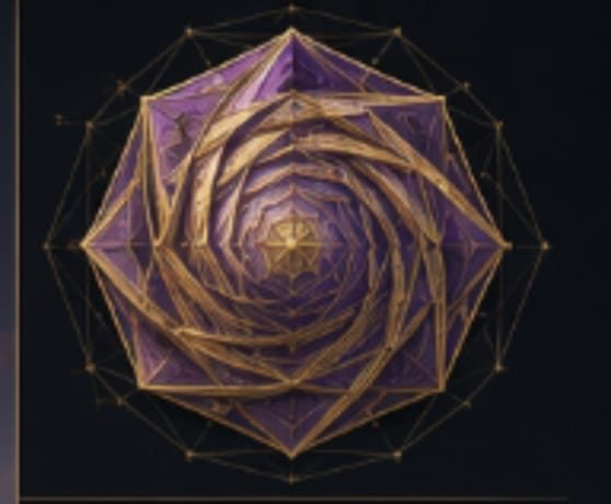 The spiral topper seen from above